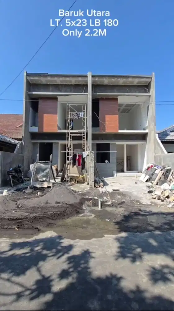 RUMAH BARU DIJUAL BARUK UTARA MERR DEKAT INDOMART EXCELLSO