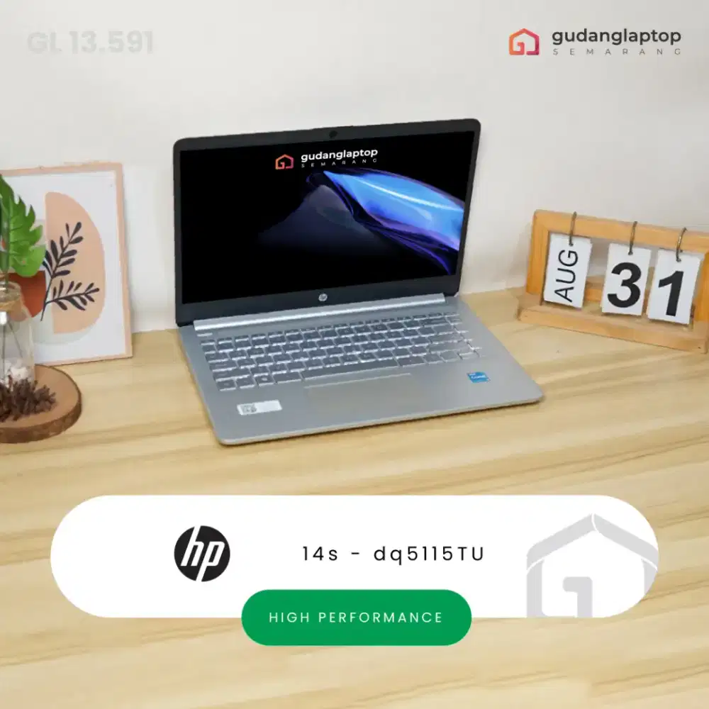 HP 14s - dq5115TU. Garansi Resmi 1 Tahun
INTEL Core i3 - 1215U 4/512