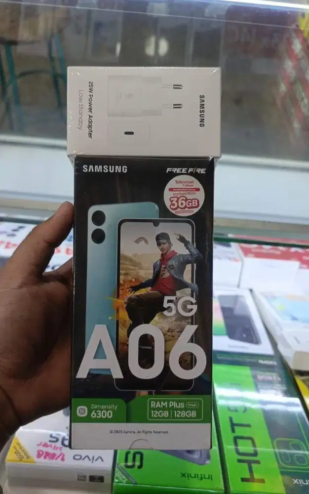 Samsung A06 5G ram 6/128gb garansi resmi bisa cod