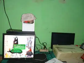 PC bekas, printer HP , monitor Dell