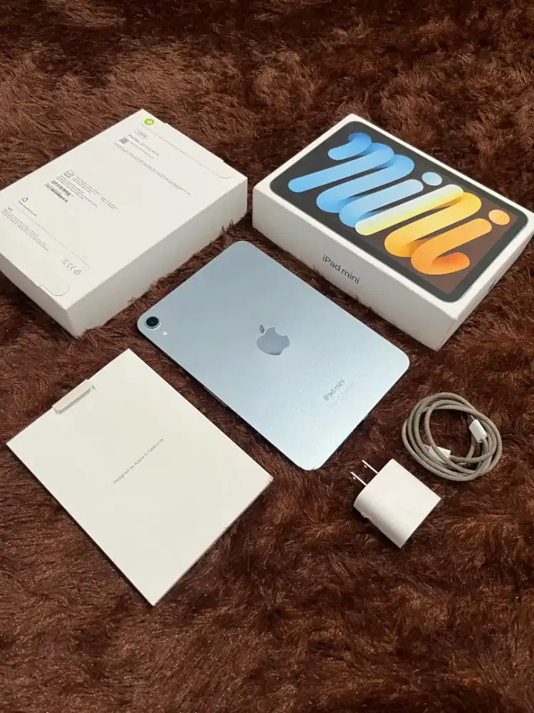 iPad Mini 7 128GB WiFi Like New Garansi 6 April 2026 - Blue