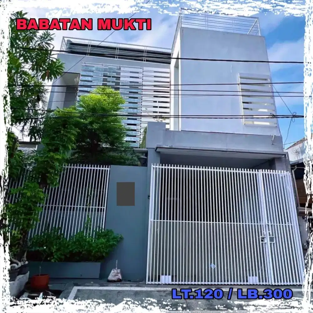 BABATAN MUKTI area Wiyung rumah siap huni terawat bagus