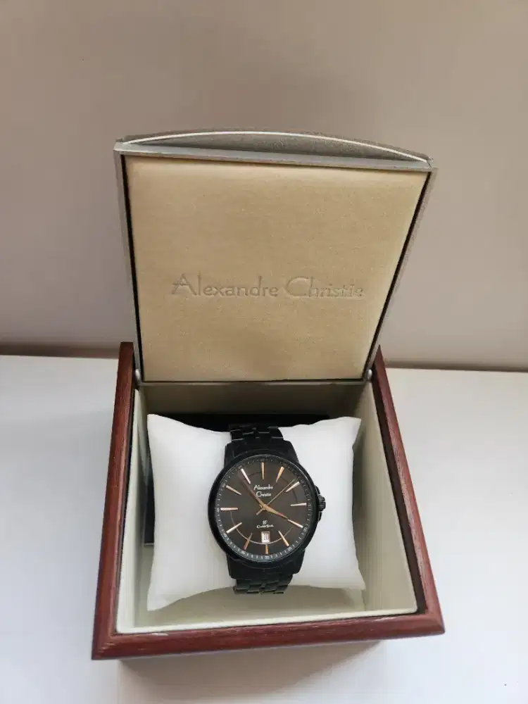 Jam Tangan Pria Alexandre Christie Classic Steel 8655MD