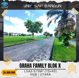 Kavling Siap Bangun Graha Famili Surabaya Barat dkt Citraland Pakuwon