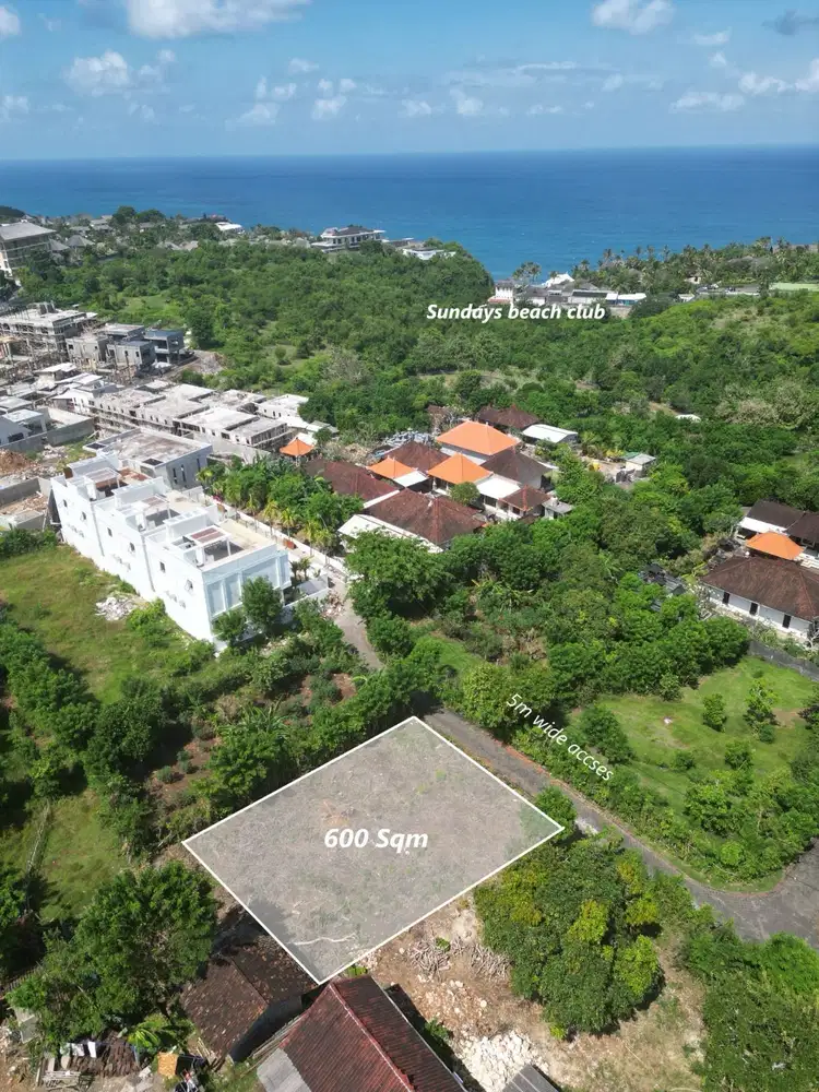 TANAH 6 ARE DEKAT SUNDAY BEACH CLUB, UNGASAN