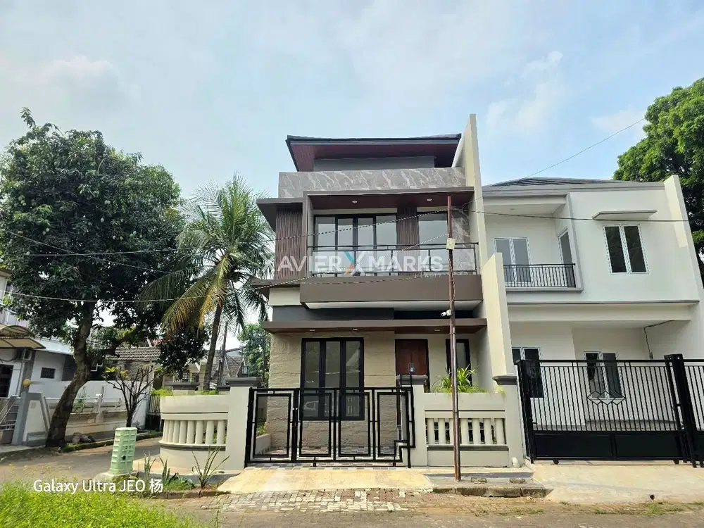 Jual rumah baru hoek di villa melati mas