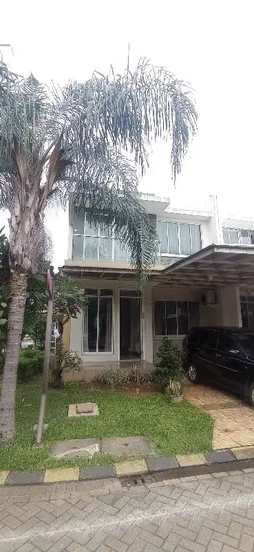 Rumah Hoek Cluster Tropical Garden Grand Galaxy Furnished Siap Huni