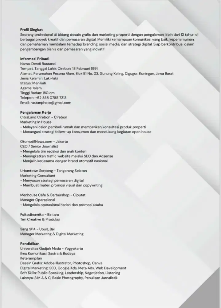Mencari Pekerjaan & Bisnis Relation