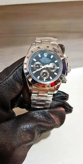 Jam Rolex Daytona swiss all stainless 904L matic japan crono aktif 1,9