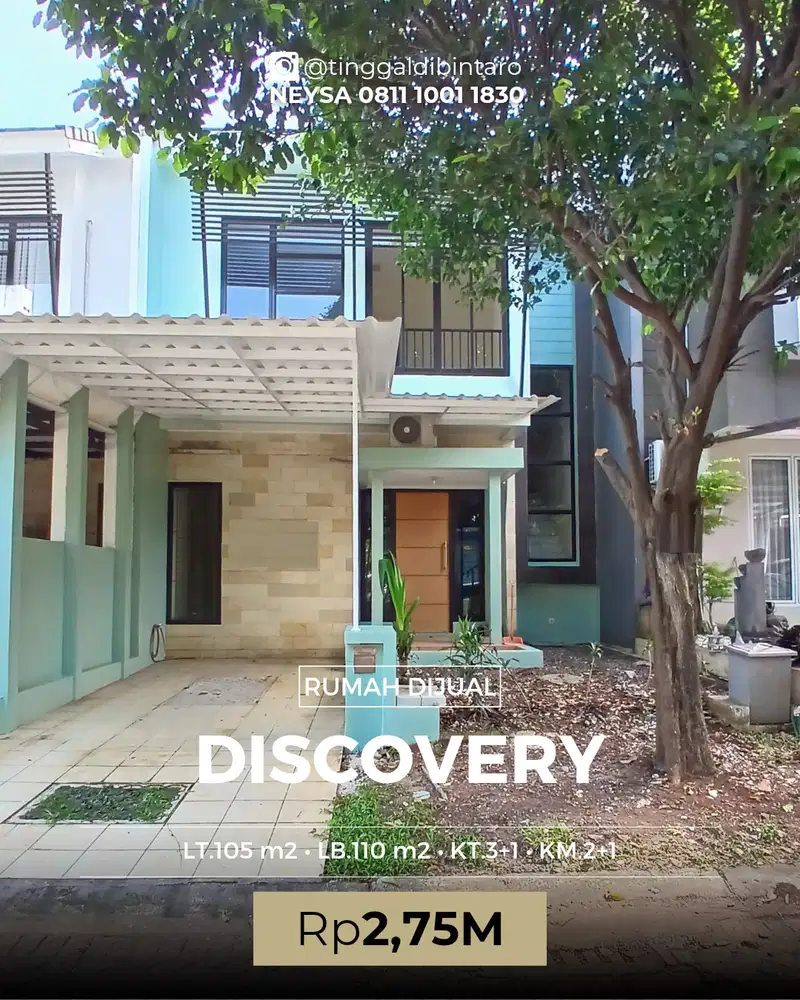 JUAL CEPAT Rumah Murah di Discovery Bintaro gb16412