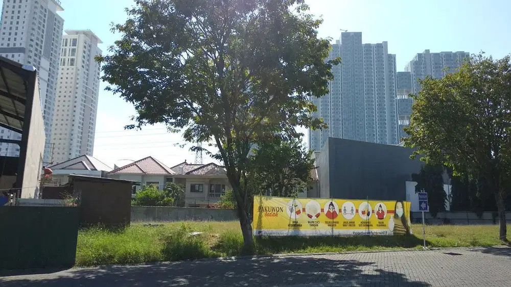 Disewakan 3 Kavling Tanah Pakuwon Square Surabaya Barat