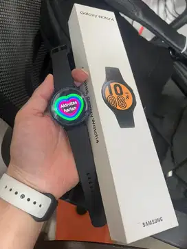 Samsung watch 4 ukuran 44mm resmi fullset original lecet pemakaian net