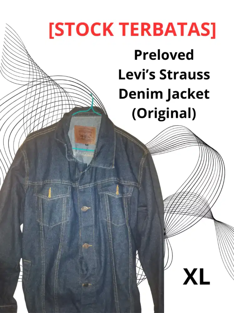 [Stock Terbatas] Preloved Levi’s Strauss Denim Jacket (Original) XL