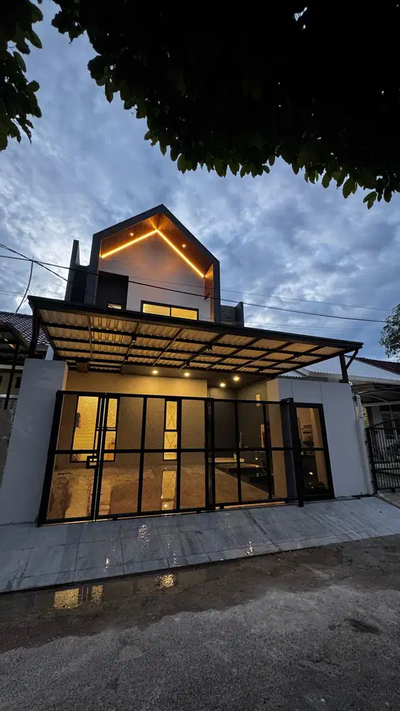Rumah baru villa melati mas BSD Highceiling
