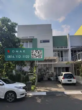 rumah di kebayoran heights bintaro jaya asri luas harga bagus