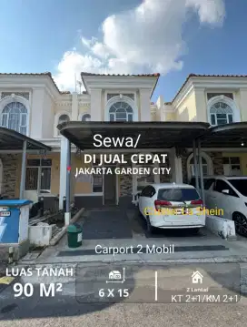 Jual Rumah 2 Lt Cluster La Shein Jakarta Garden City
Cakung Jaktim