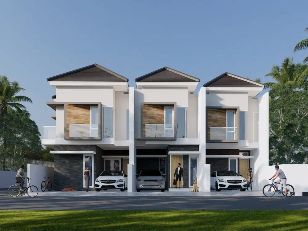 Rumah New Gress Minimalis 1 M AN Di Taman Pondok Indah Wiyung Surabaya