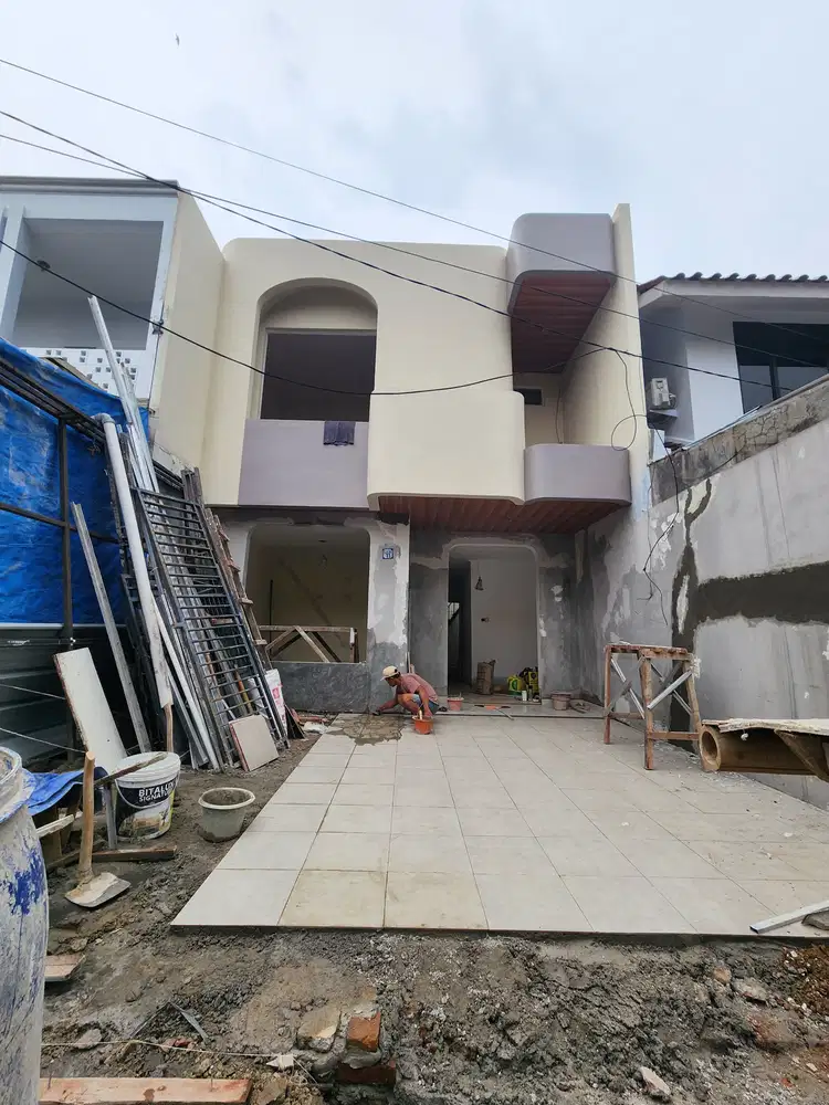 Rumah Bangunan Baru, row jalan besar gading serpong
