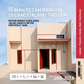 Rumah Murah bagus dan baru di Gatak dekat pasar gawok Shm ready