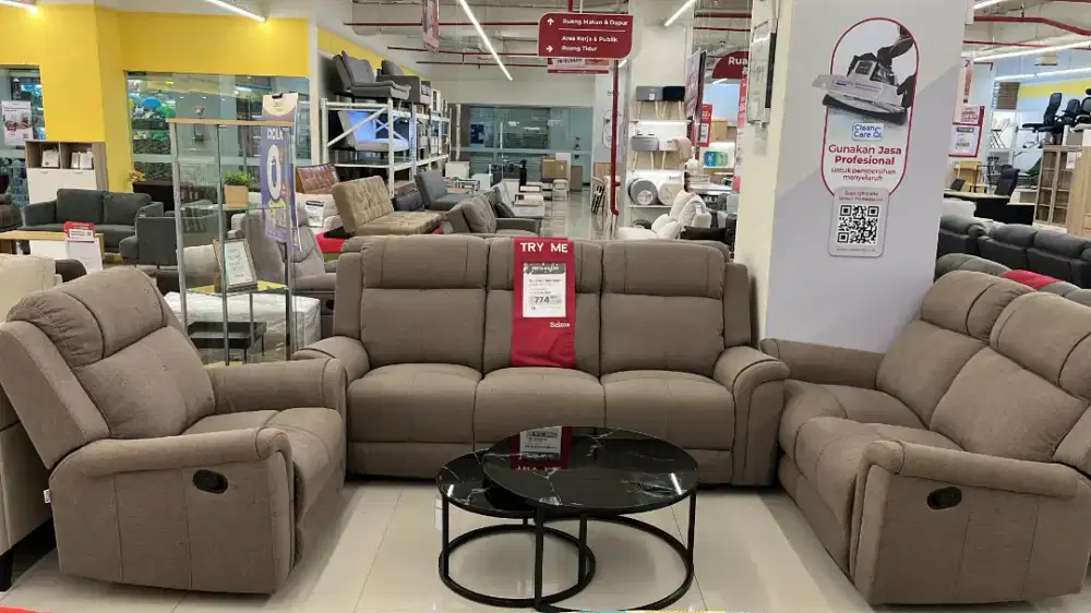 Sofa recliner set lorian