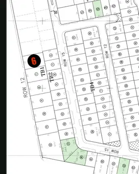 Tanah Kavling Citraland Raffles Garden Luas 20x31 Row Jalan Besar 12m