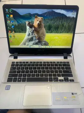 Laptop asus x407uar ram 8gb core i3 gen 7