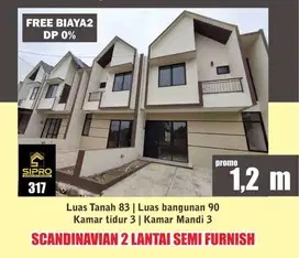 317 Hunian Modern 2 Lt Semi Furnish di Pamulang, Tangerang