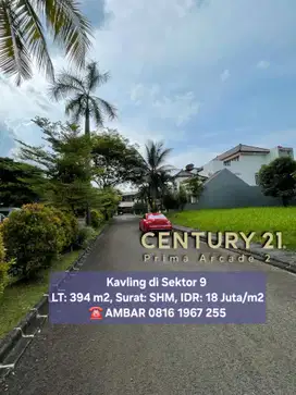8129 KAVLING HOTSALE DALAM CLUSTER BINTARO SEKTOR 9 SHM