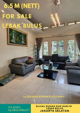 Termurah, Rumah Siap Huni di Lebak Bulus Jakarta Selatan