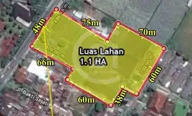 Dijual Tanah Komersil Strategis Lembang bandung