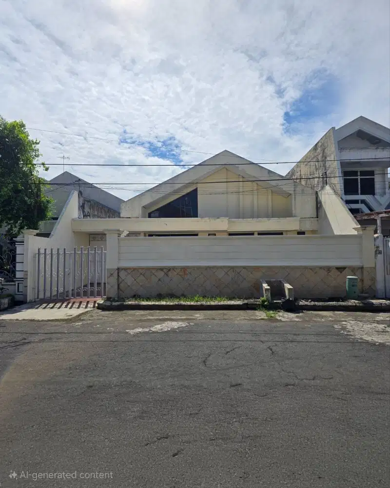 Rumah Kertajaya Indah Timur STRATEGIS, SIAP HUNI, ROW 4 MOBIL