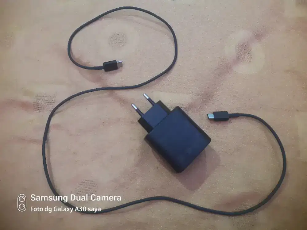 Charger original Samsung super fast charging type C to C