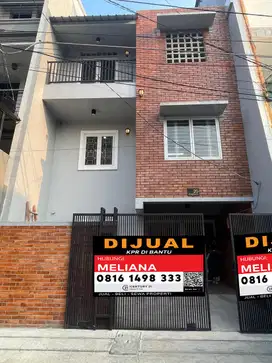 Jual Rumah 3 Lantai Tanjung Duren Selatan 6x13 Jakbar