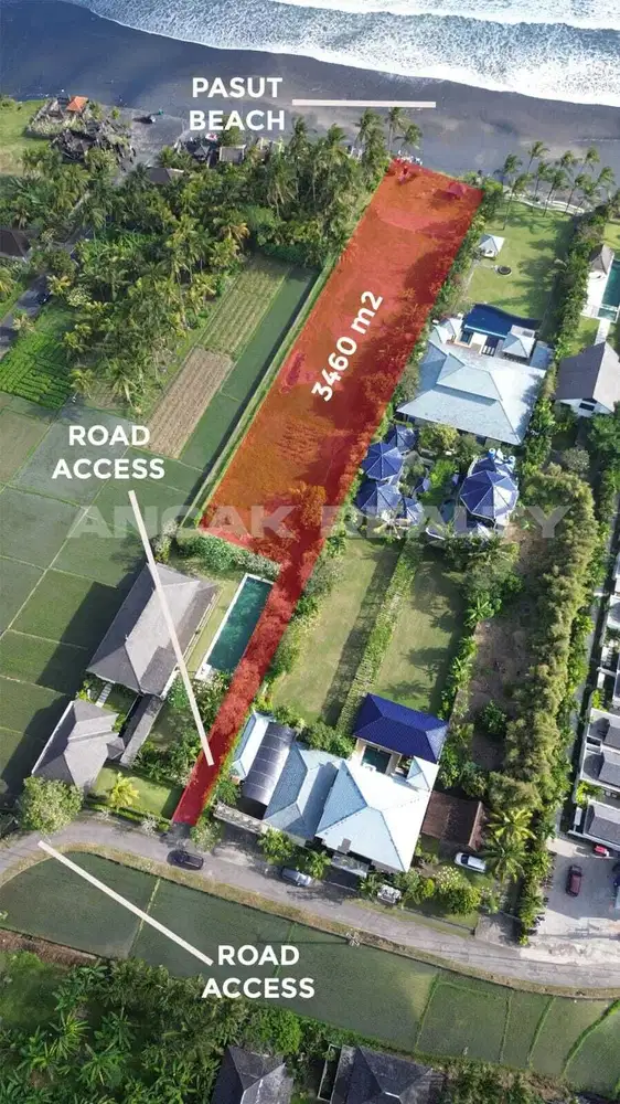 TANAH 34,65 ARE, LOSS PANTAI PASUT