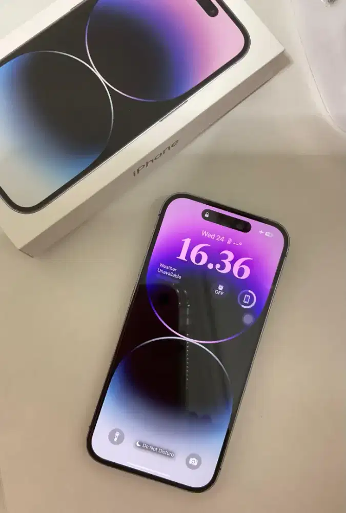 Fullset Iphone 14 Pro 128GB, Garansi Resmi-Deep Purple Limited Edition