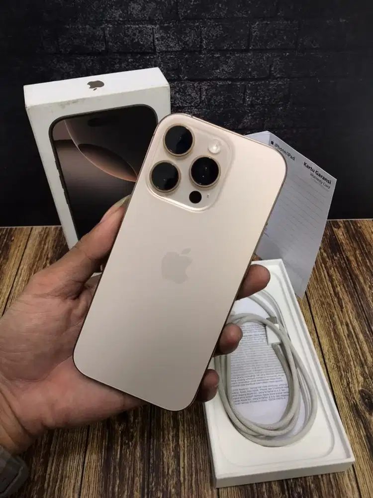 Iphone 16 pro 256gb dessert second ex ibox
