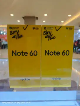 Realme note 60 4/64gb resmi