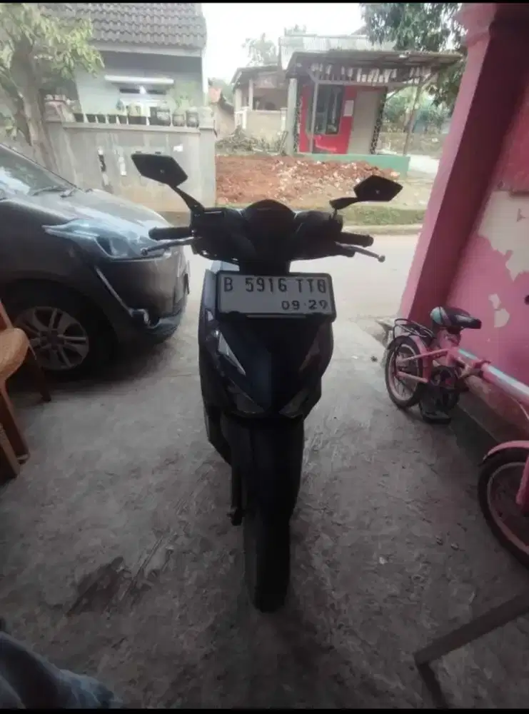 Honda beat deluxe keyless 2024 blue matte