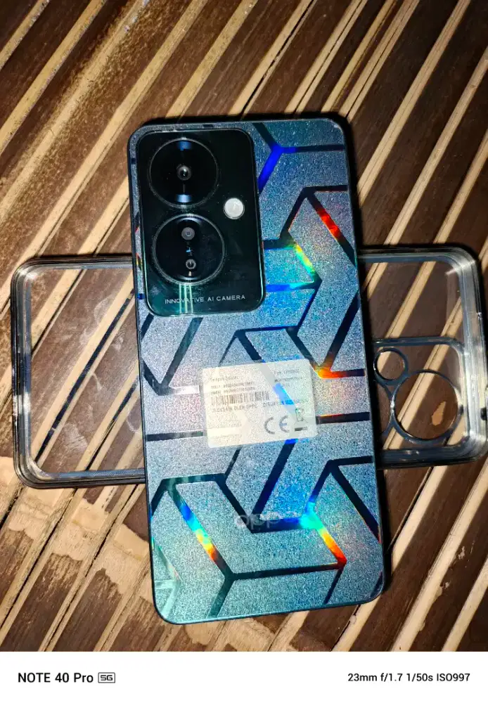 Oppo reno 11F 5G HP dus aja mulus masih segel sidik jari of