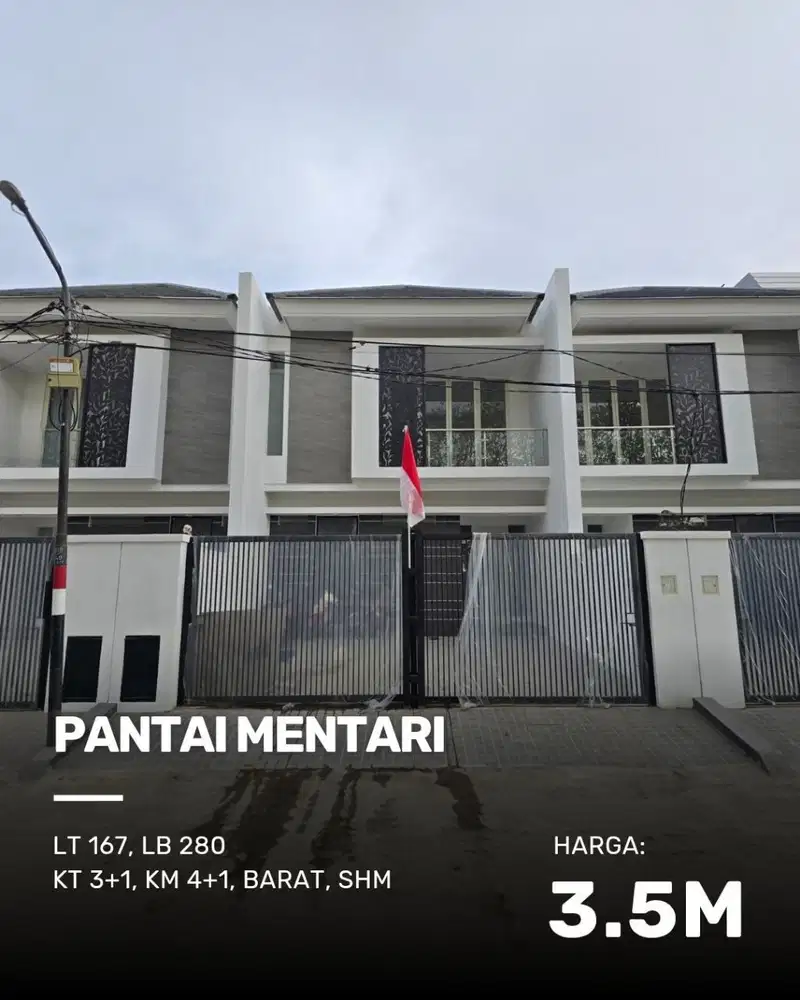 Rumah Pantai Mentari NEW MINIMALIS carport 2