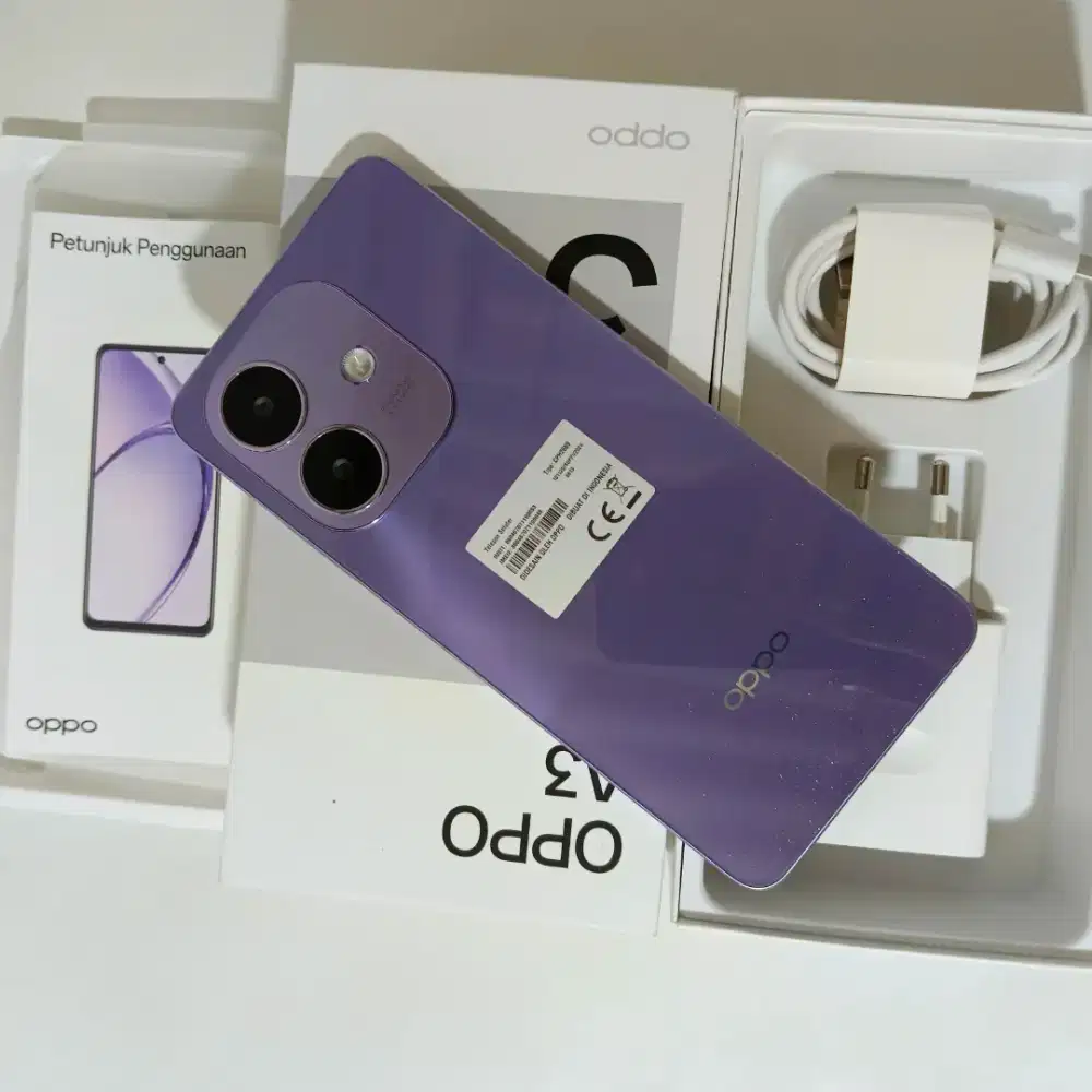 Oppo A3 Nfc Ram 8+8/128 Second Resmi