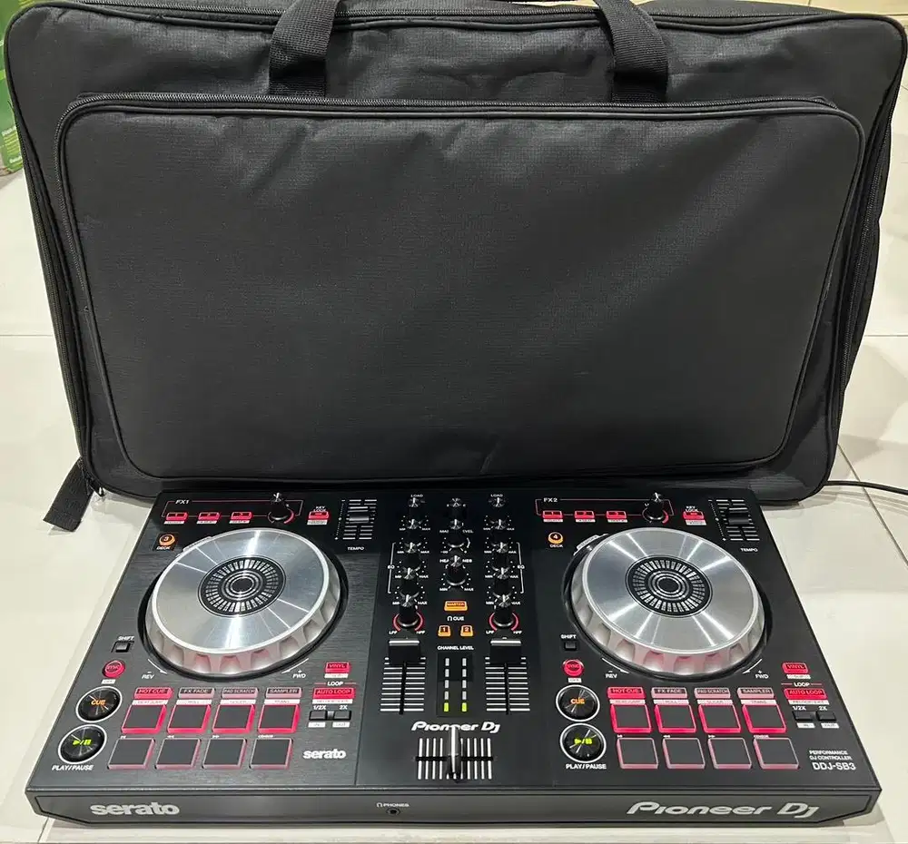 Alat DJ Pioneer DDJ SB3 + Tas Controller SB 3 DDJ 400 ; DDJ FLX4 ; XDJ