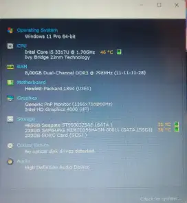 Laptop HP ENVY 4 core i5 Siap pakai