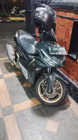 Yamaha Aerox s abs 155 hitam pajak stnk panjang 1 tahun lagi