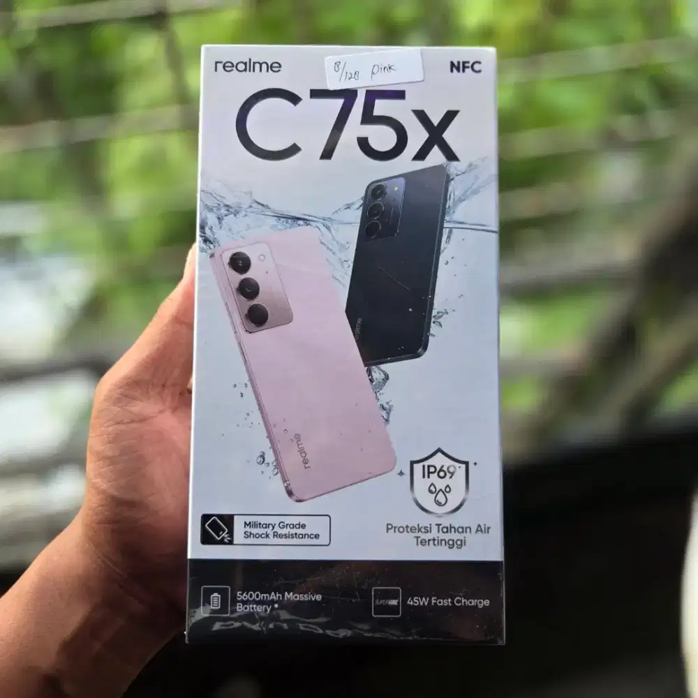 Realme C75x hp tahan air cod gratis ongkir