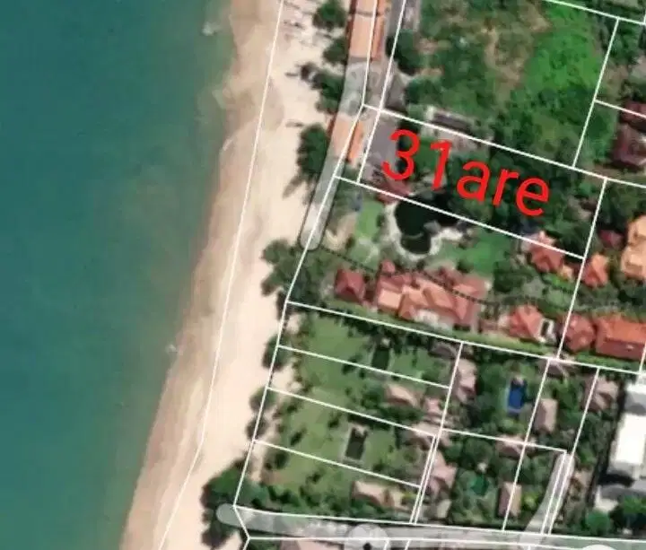 Tanah depan pantai di Jimbaran Kuta Bali