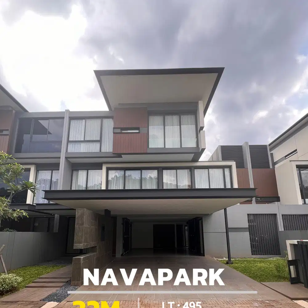 Di jual rumah di NavaPark BSD