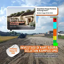 Jual Tanah kavling Murah di kartasura dekat kamus Ums Solo