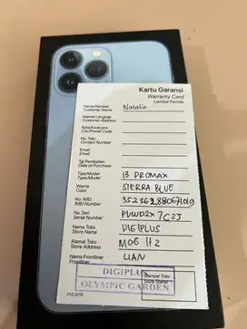 Iphone 13 Promax 128gb