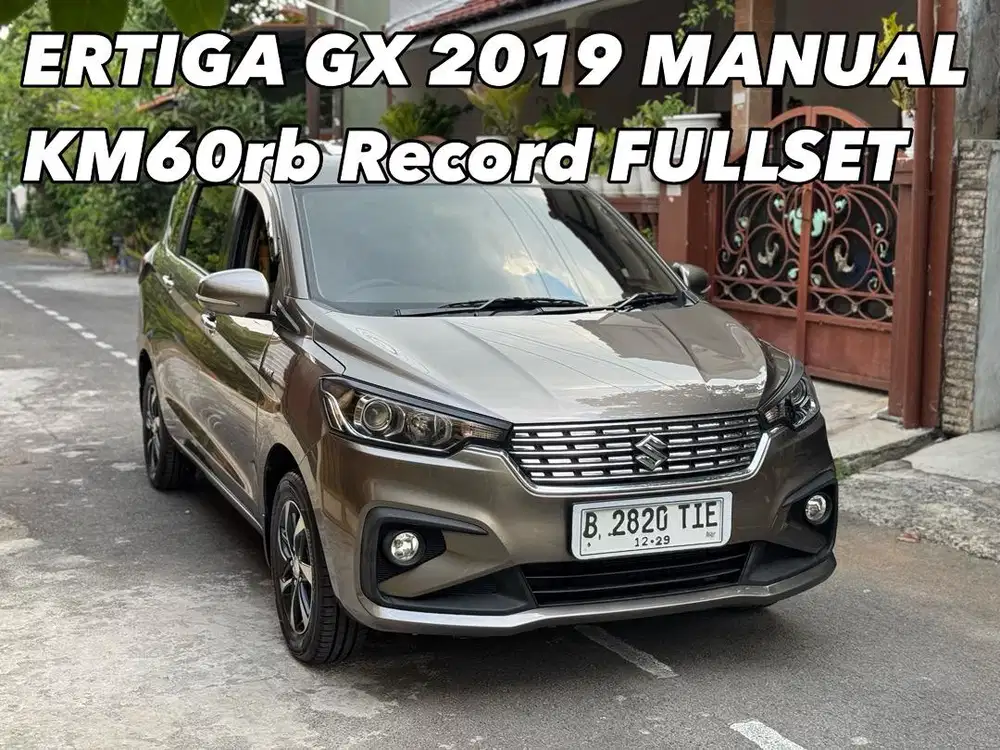 New Ertiga Gx 2019 MT KM60rb Record Fullset